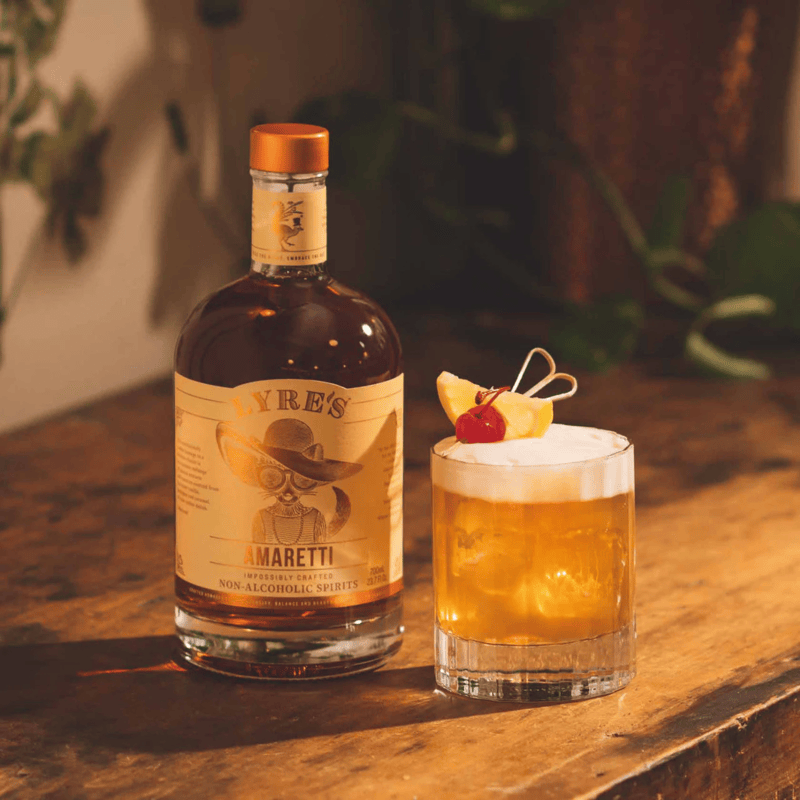 How to Make a Delicious Non-Alcoholic Amaretti Sour with Easy Tiger